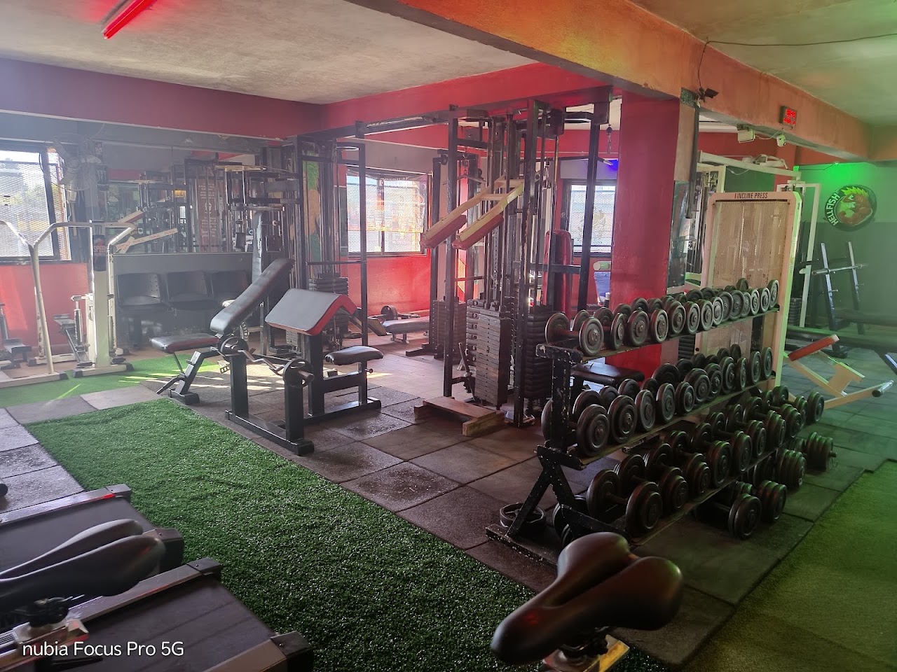 Interior del gimnasio LifeCenterSM con maquinaria de musculación de alto nivel